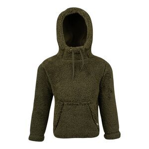Jack Pyke Childrens/Kids Sherpa Fleece Hoodie / Dark Olive